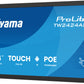 iiyama TW2424AS-B3P Signage Display Interactive flat panel 60.5 cm (23.8") Wi-Fi 450 cd/m² Full HD Black Touchscreen Built-in processor Android 24/7