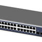 NETGEAR GS724T Managed L2+/L3 Gigabit Ethernet (10/100/1000) 1U Blue, Grey