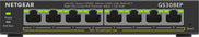 NETGEAR GS308EP Managed L2/L3 Gigabit Ethernet (10/100/1000) Power over Ethernet (PoE) Black