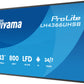 iiyama LH4366UHSB-B1AG Signage Display Digital signage flat panel 109.2 cm (43") LCD Wi-Fi 800 cd/m² 4K Ultra HD Black Built-in processor Android 24/7