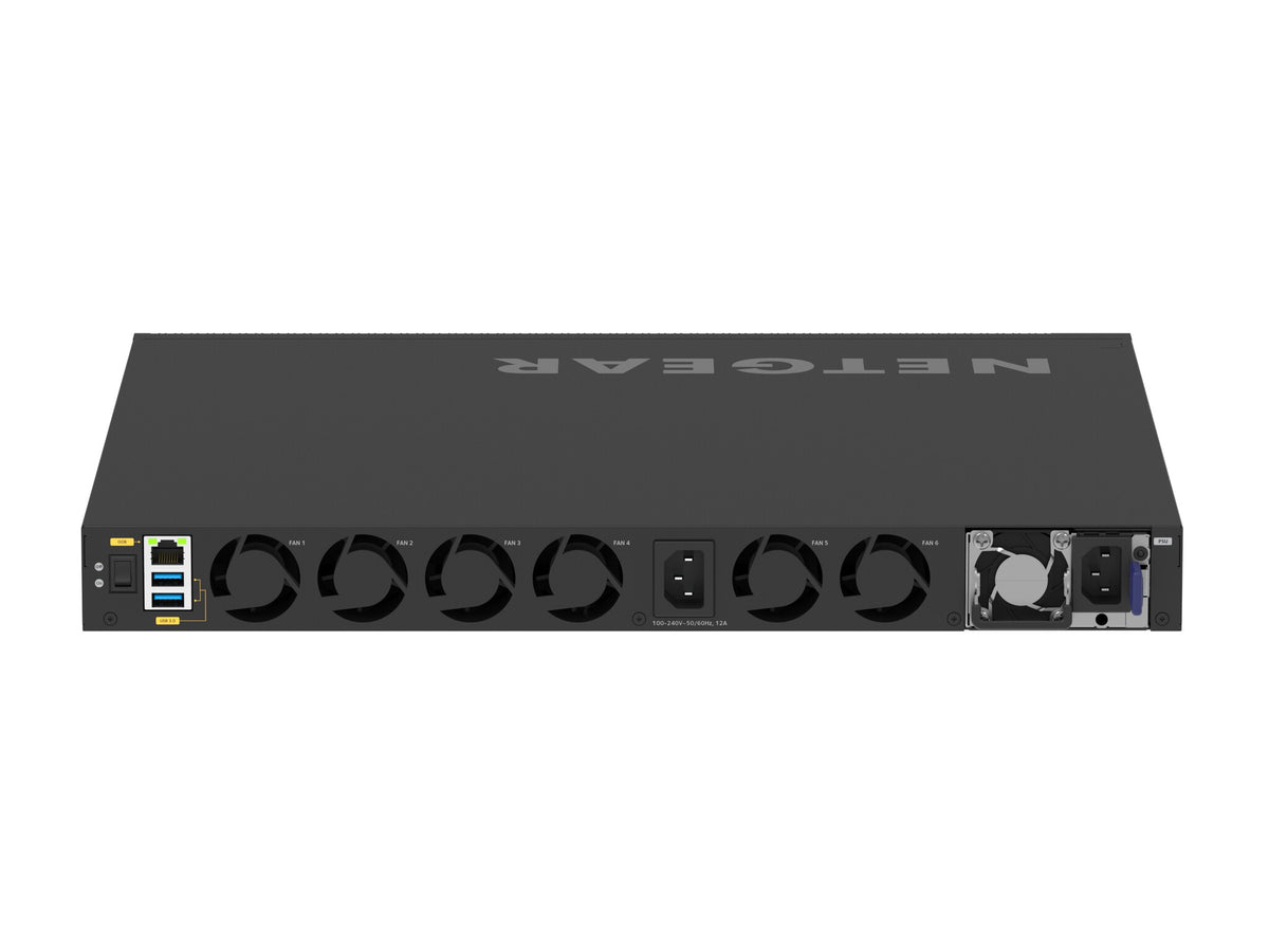 NETGEAR XSM4344C Managed L3 10G Ethernet (100/1000/10000) Power over Ethernet (PoE) 1U Black