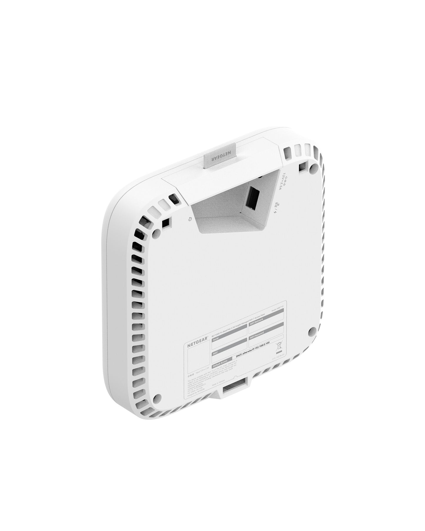 NETGEAR WBE718 9400 Mbit/s White Power over Ethernet (PoE)