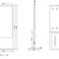 IDP 65" indoor floor standing PCAP touch kiosk