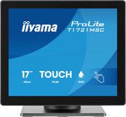 iiyama ProLite T1721MSC-B3 computer monitor 43.2 cm (17") 1280 x 1024 pixels SXGA Touchscreen Tabletop Black