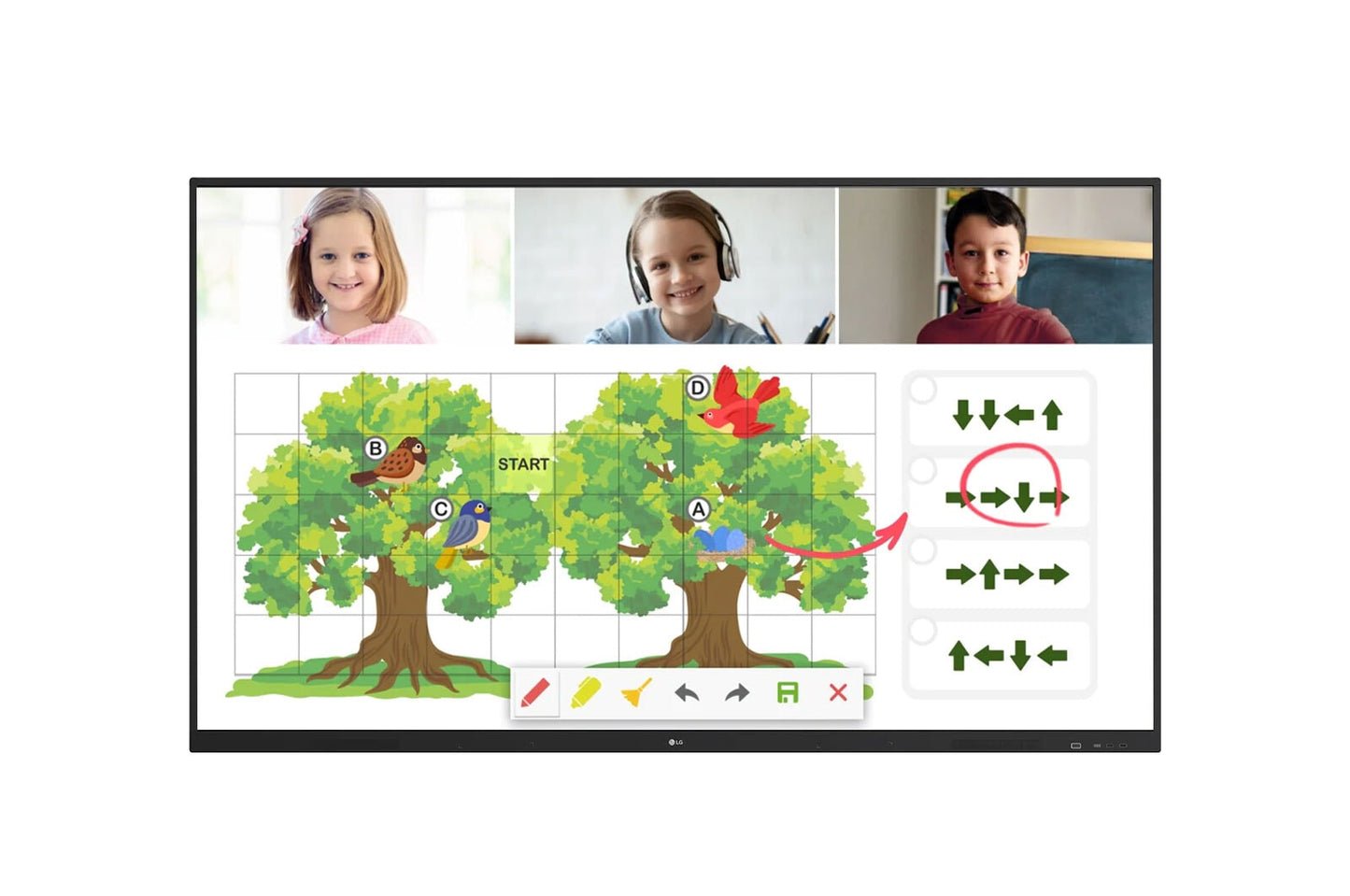 LG 65TR3DJ-B interactive whiteboard 165.1 cm (65") 3840 x 2160 pixels Touchscreen Black