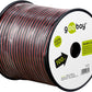 Goobay Speaker Cable, red-black, OFC CU, 100 m spool, diameter 2 x 2.5 mm2, Eca