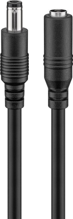 DC Extension Cable (5,5x2,5mm) 10 m, Black