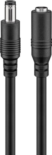 DC Extension Cable (5,5x2,5mm) 10 m, Black
