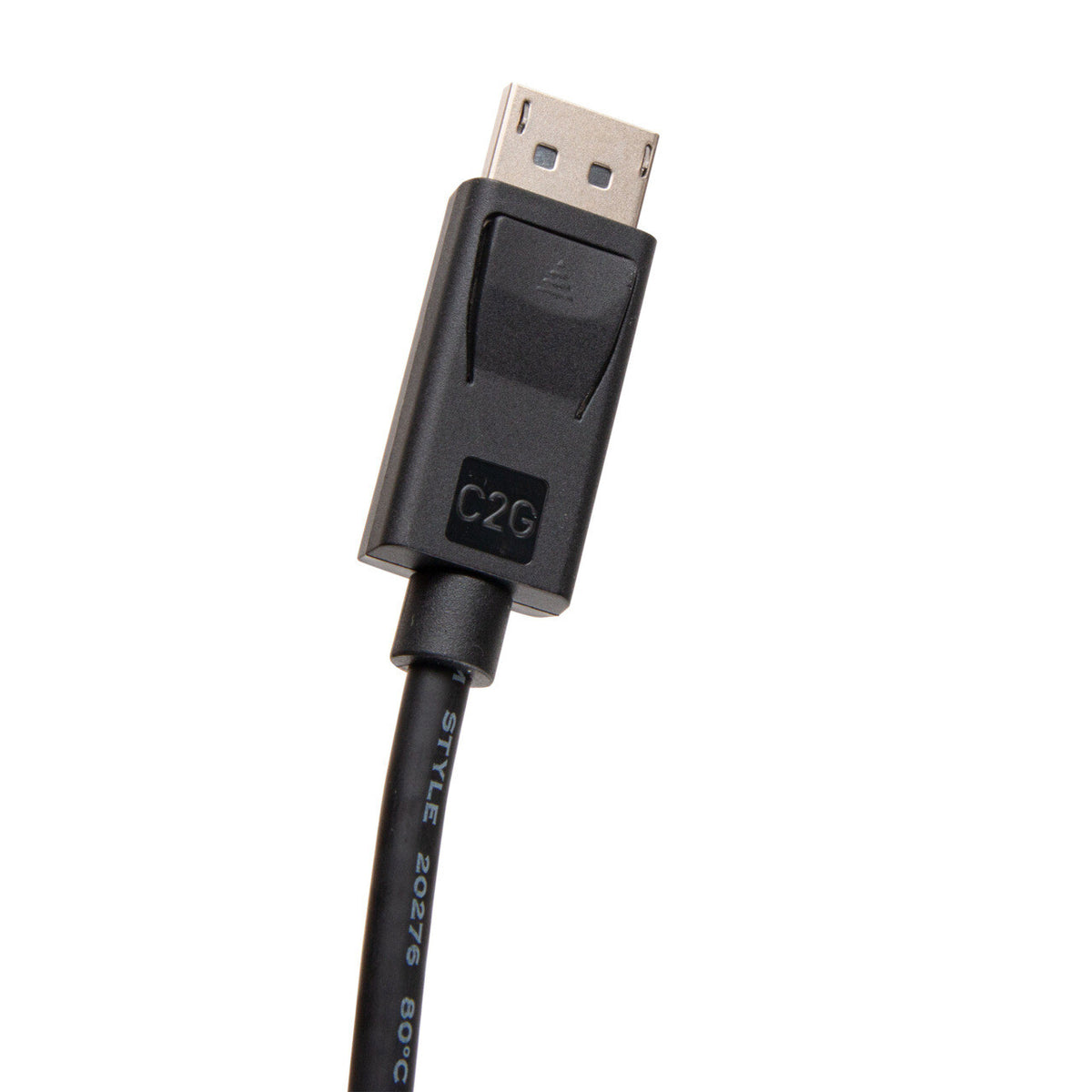 C2G 10ft (3m) DisplayPortTM Cable with Latches 4K 60Hz UHD M/M - Black