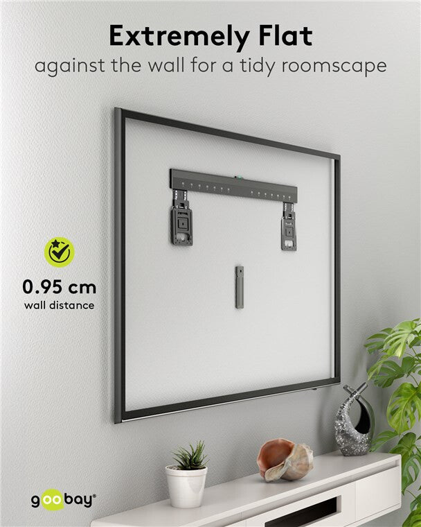 Goobay 70822 TV mount/stand 2.54 m (100") Black