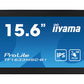 iiyama ProLite TF1633MSC-B1 computer monitor 39.6 cm (15.6") 1920 x 1080 pixels Full HD Touchscreen Black