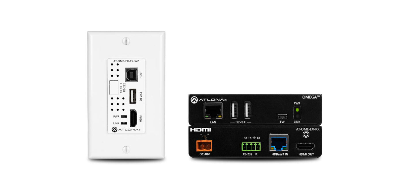 Omega HDBT TX w/USB WP and RX Kit