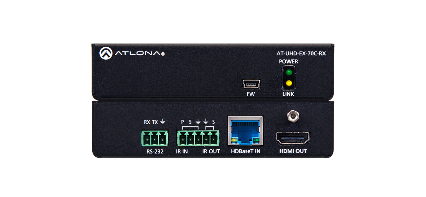 UHD HDMI Receiver w/IR and RS232