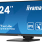 24" InCell PCAP 10P Touch, Anti Glare 25% Haze, 1920x1080, IPS-panel, Slim Bezel, Speakers, DisplayP
