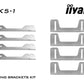 iiyama Mounting brackets kit for TF1615MC / OTF1616MC open frame touchscreens