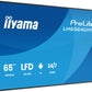 iiyama 65" 4K UHD Most powerful professional digital signage display with advanced control and connectivity options