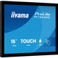 iiyama ProLite TF1534MC-B8X computer monitor 38.1 cm (15") 1024 x 768 pixels XGA LED Touchscreen Black