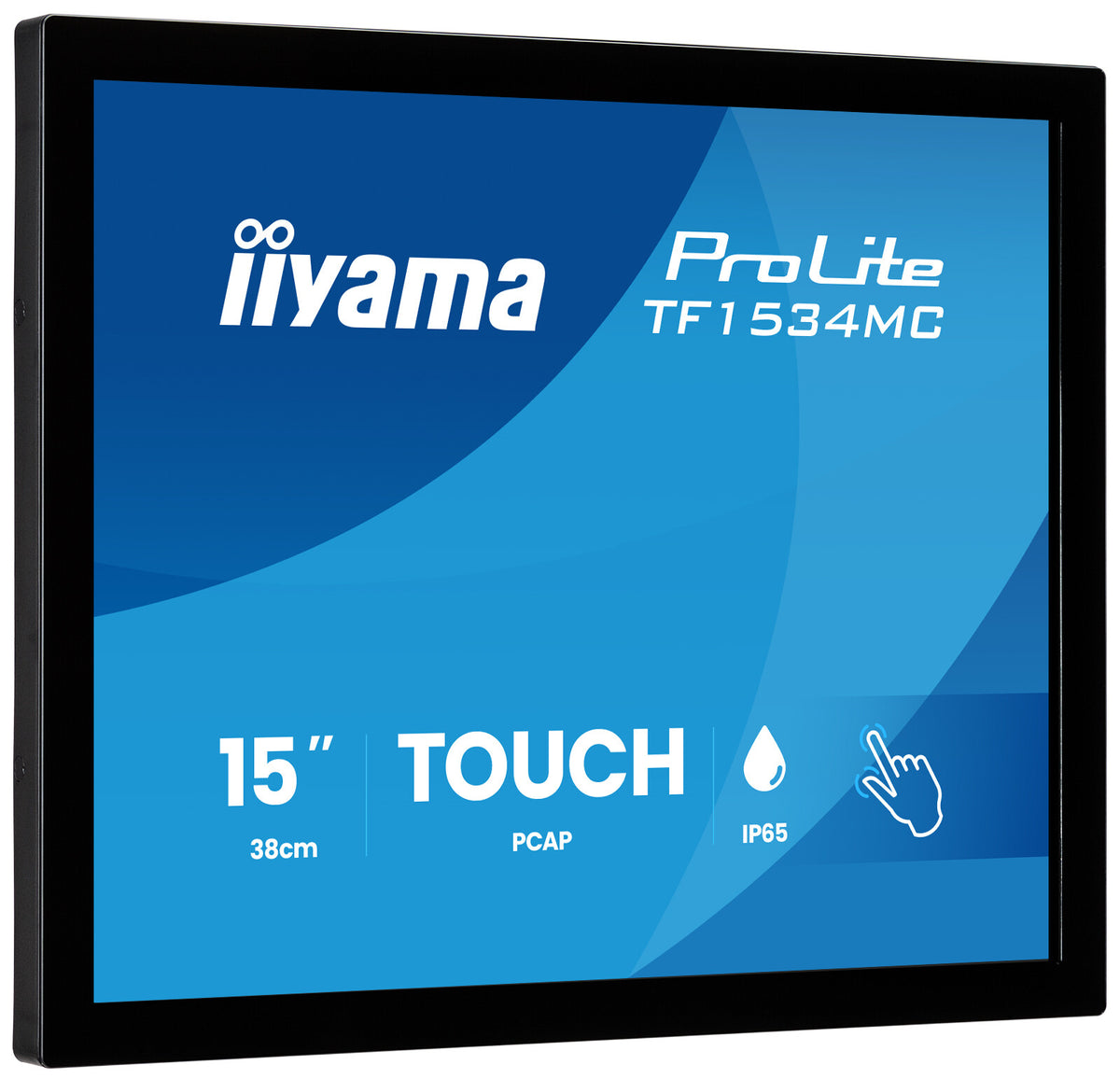 iiyama ProLite TF1534MC-B8X computer monitor 38.1 cm (15") 1024 x 768 pixels XGA LED Touchscreen Black