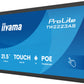 iiyama TW2223AS-B3P Signage Display Interactive flat panel 54.6 cm (21.5") Wi-Fi 450 cd/m² Full HD Black Touchscreen Built-in processor Android 24/7