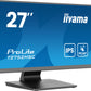 iiyama ProLite 27” Optical Bonded PCAP 10pt touchscreen monitor with IPS panel technology, edge-to-edge glass design and Anti-Glare coating