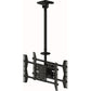 Multibrackets M Public Ceilingmount Large Back to Back Black 3000