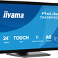 iiyama ProLite T2438MSC-B2 computer monitor 60.5 cm (23.8") 1920 x 1080 pixels Full HD LED Touchscreen Black