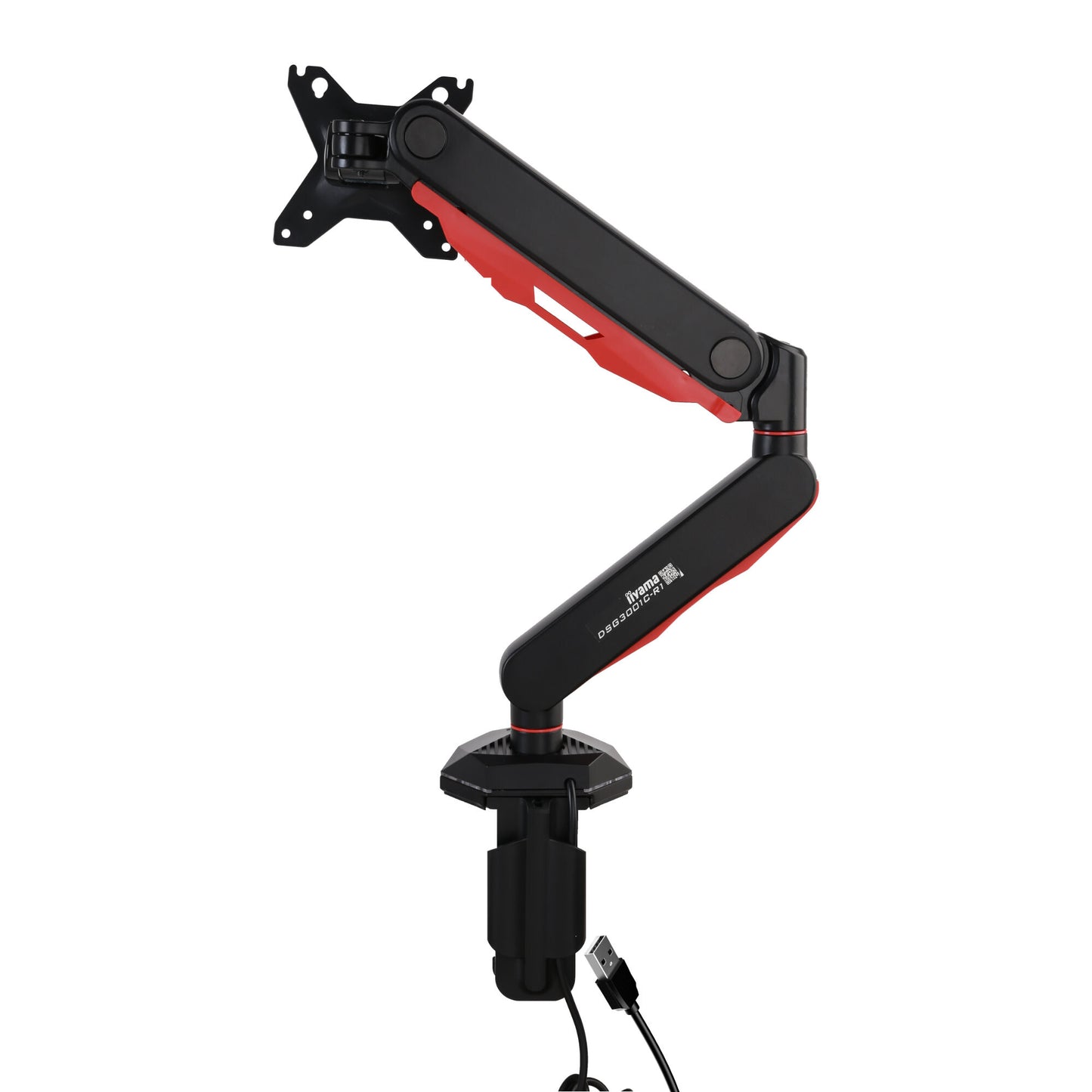iiyama DSG3001C-R1 monitor mount / stand 76.2 cm (30") Desk Black, Red