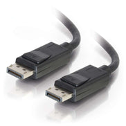 C2G 10ft (3m) DisplayPortTM Cable with Latches 4K 60Hz UHD M/M - Black