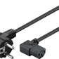 Goobay Angled IEC Cord on Both Sides, 1.8 m, Black