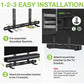 Techly Universal Wall Mount Soundbar Bracket Max VESA 600x400