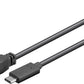 Goobay 67985 USB cable USB 2.0 1 m USB B USB C Black