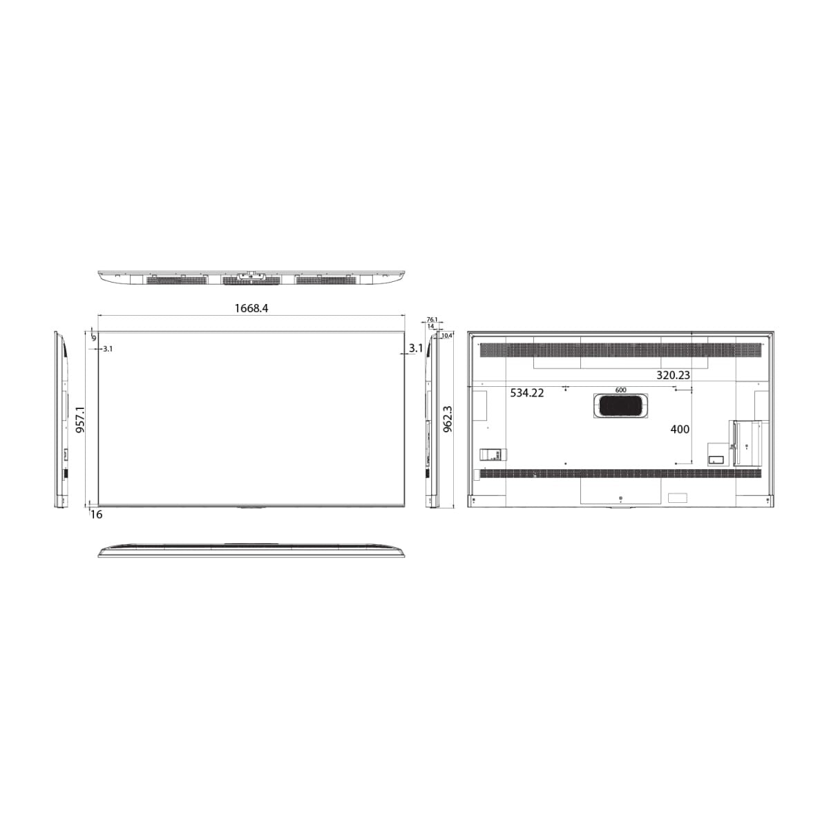 Hisense 75DP30FE