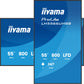 iiyama LH5566UHSB-B1AG Signage Display Digital signage flat panel 139.7 cm (55") LCD Wi-Fi 800 cd/m² 4K Ultra HD Black Built-in processor Android 24/7