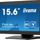 iiyama ProLite T1633MSC-B1 computer monitor 39.6 cm (15.6") 1920 x 1080 pixels Full HD LCD Touchscreen Black
