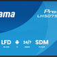 iiyama LH5075UHS-B2AG Signage Display Digital signage flat panel 125.7 cm (49.5") LCD Wi-Fi 500 cd/m² 4K Ultra HD Black Built-in processor Android 11 24/7