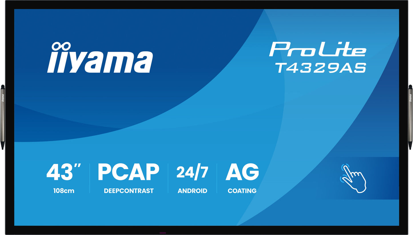 iiyama 43" All-in-One PCAP Interactive Display for Smart Collaboration Spaces