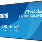 iiyama LH10552UWS-B1AG Signage Display Kiosk design 2.66 m (104.6") LCD Wi-Fi 500 cd/m² UltraWide 5K HD Black Built-in processor Android 24/7