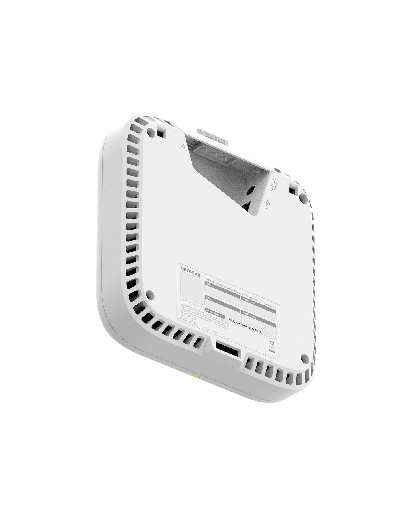 NETGEAR WBE718 9400 Mbit/s White Power over Ethernet (PoE)