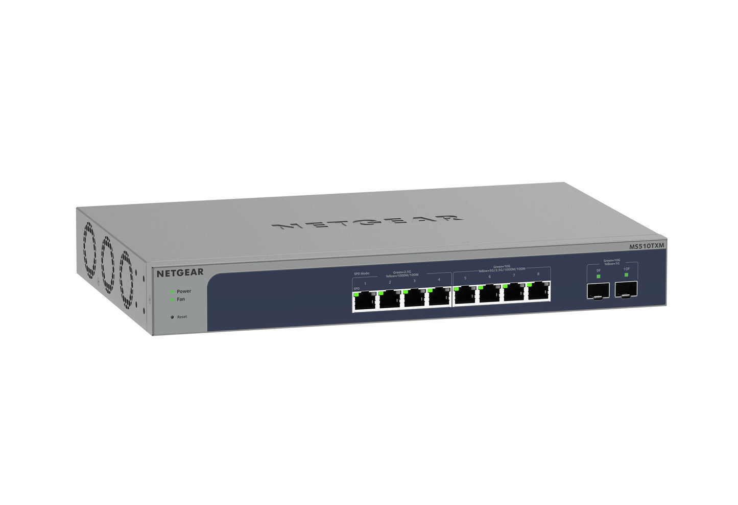 Netgear 8-Port Multi-Gigabit/10g Ethernet Smart Managed Pro Switch with 2 SFP+ Ports (MS510TXM)