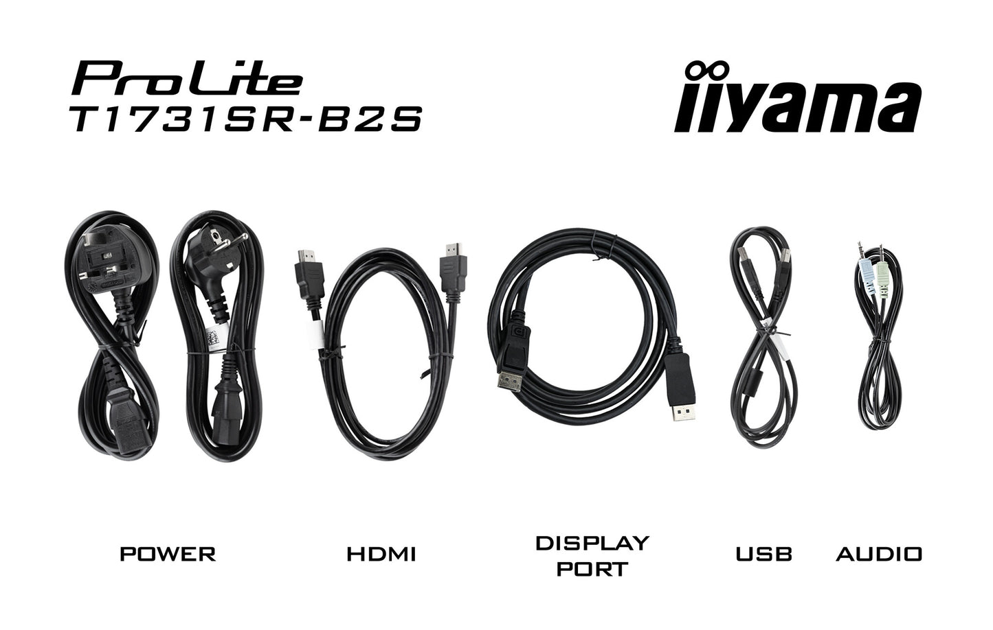 iiyama ProLite T1731SR-B2S computer monitor 43.2 cm (17") 1280 x 1024 pixels SXGA LCD Touchscreen Table Black