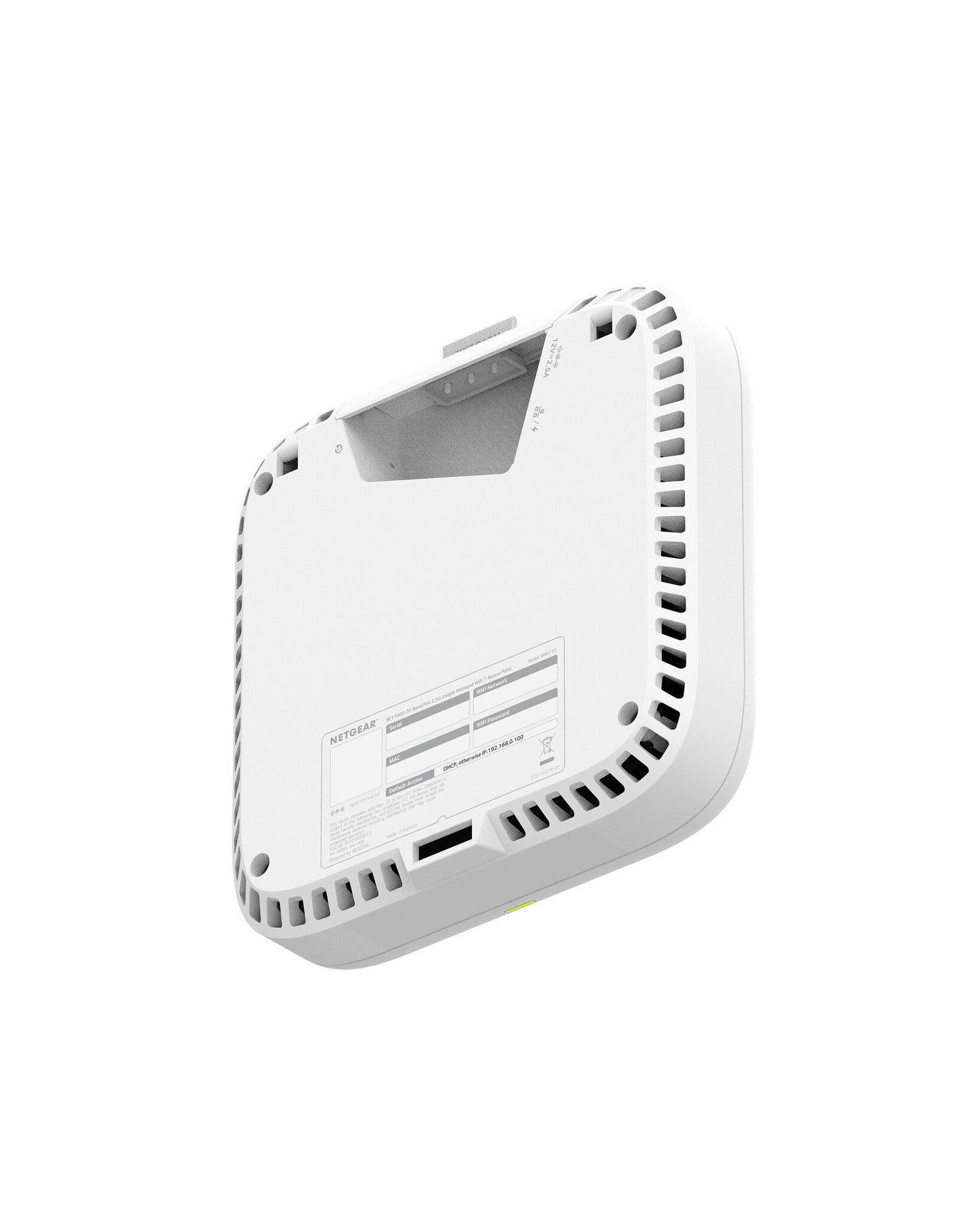 NETGEAR WBE718 9400 Mbit/s White Power over Ethernet (PoE)