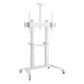 Techly ICA-TR49W multimedia cart/stand White Flat panel