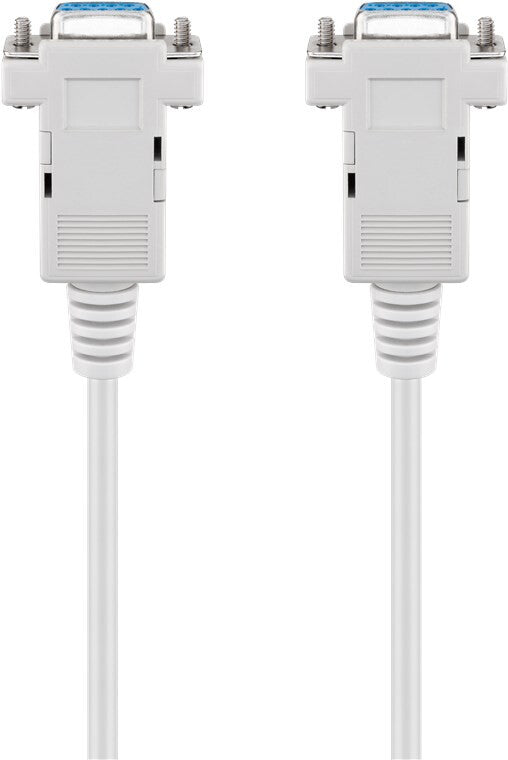 Goobay 68484 serial cable Grey 2 m RS-232