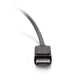 C2G 10ft (3m) DisplayPortTM Cable with Latches 4K 60Hz UHD M/M - Black