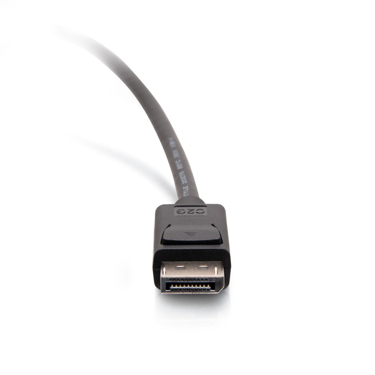 C2G 10ft (3m) DisplayPortTM Cable with Latches 4K 60Hz UHD M/M - Black