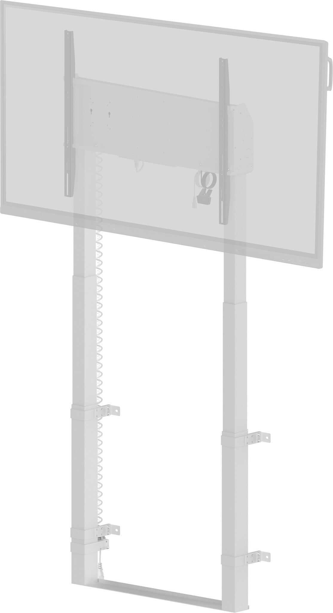 iiyama MD-WLIFT2031-W1 monitor mount / stand 2.67 m (105") Floor White
