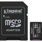 Kingston 64GB microSDXC Canvas Select Plus Gen3 100MB/s A1 Card + Adapter