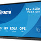 iiyama TE5513A-B3AG Signage Display Interactive flat panel 138.7 cm (54.6") LCD Wi-Fi 500 cd/m² 4K Ultra HD Black Touchscreen Built-in processor Android 24/7