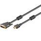 Goobay MMK 630-200 G 2.0m (HDMI-DVI) 2 m DVI-D