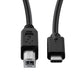 Microconnect USB3.1C2B1 USB cable USB 2.0 1 m USB C USB B Black